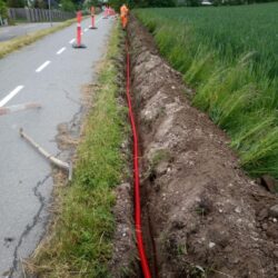 Nedgravning af kabler i hele Danmark